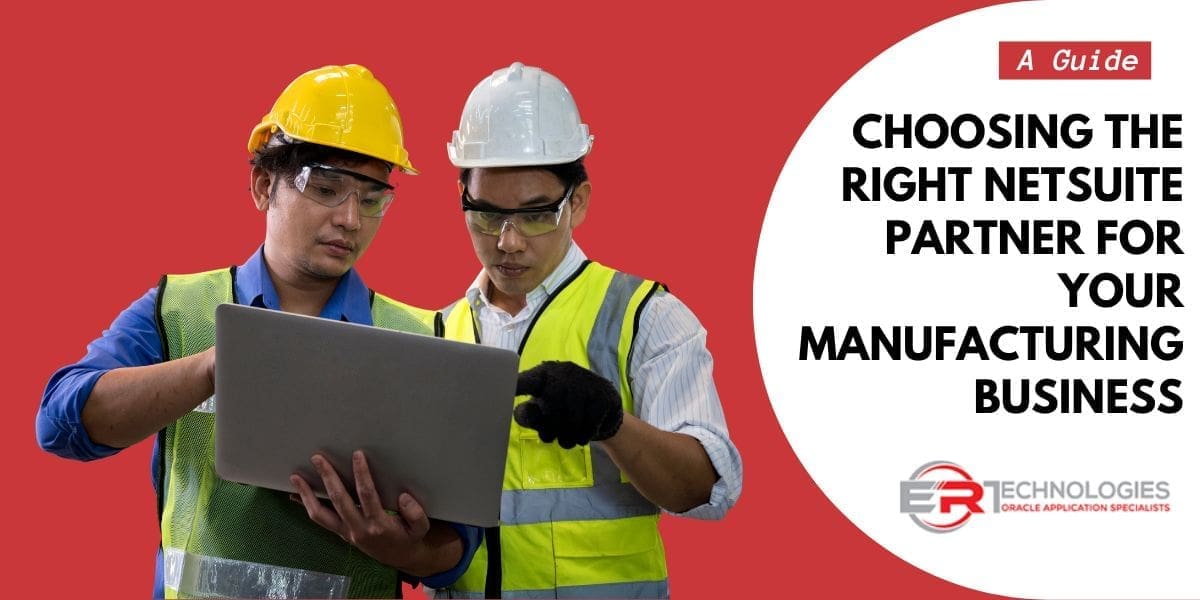 NetSuite Partner for Manufacturing